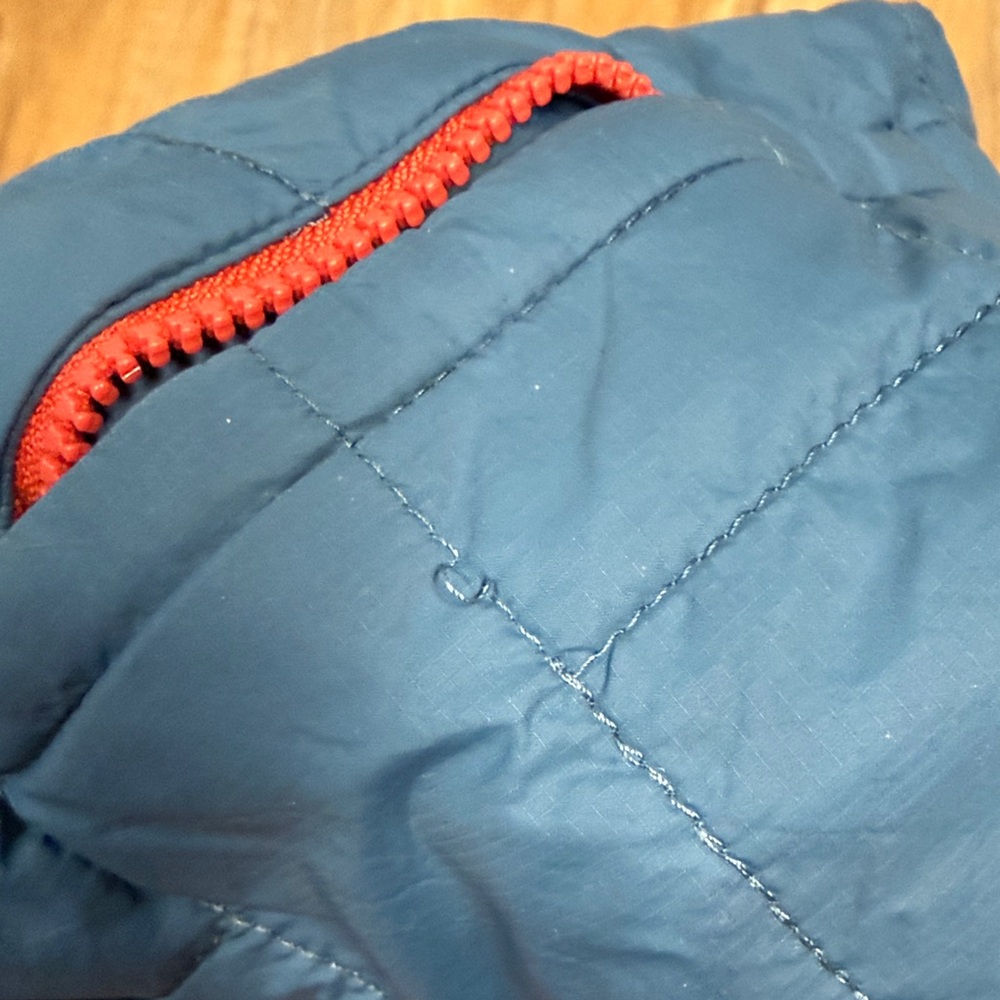 Patagonia Kids Blue Puffer Jacket with Red Trim - Picture 5 of 5